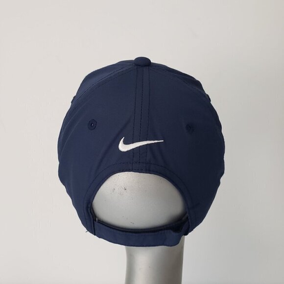 NIKE Golf UVA Cavaliers Unisex Adjustable Back Strap Navy Blue Baseball Cap - Picture 13 of 14